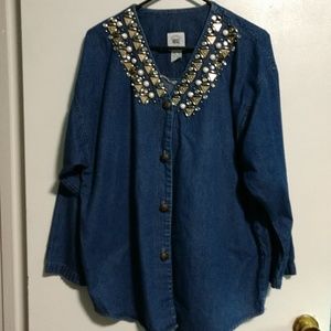 MIRAGE Blue jean shirt/jacket